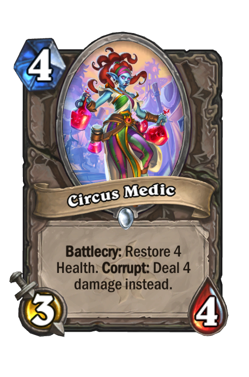 Circus Medic Hearthstone kártya
