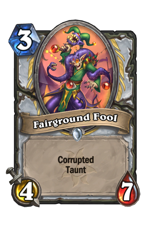 Fairground Fool Hearthstone kártya