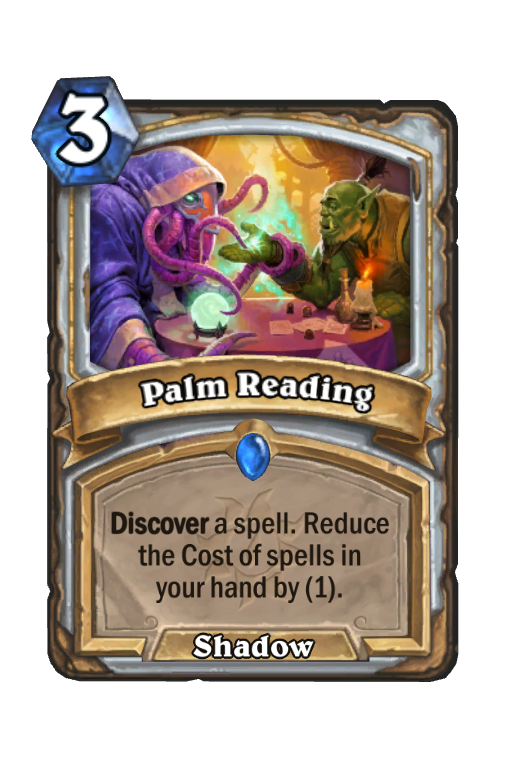 Palm Reading Hearthstone kártya