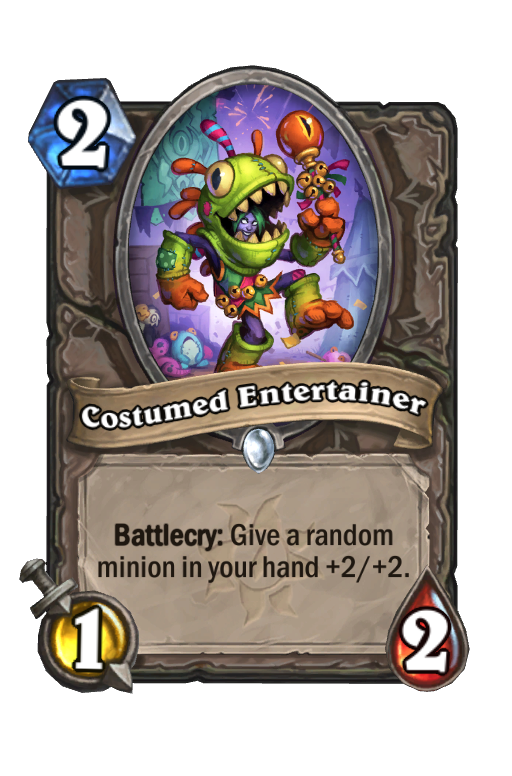 Costumed Entertainer Hearthstone kártya