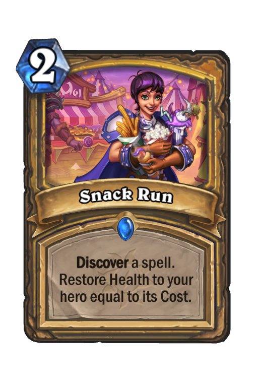 Snack Run Hearthstone kártya