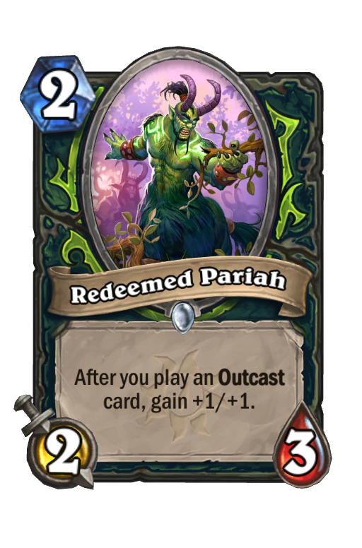 Redeemed Pariah Hearthstone kártya