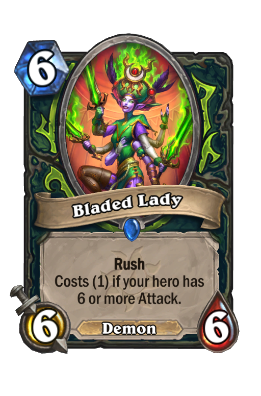 Bladed Lady Hearthstone kártya