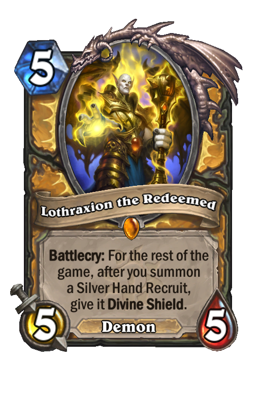 Lothraxion the Redeemed Hearthstone kártya
