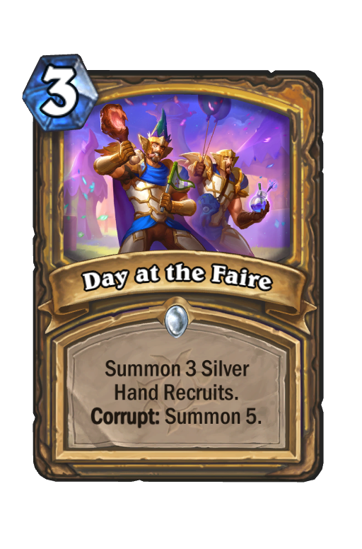Day at the Faire Hearthstone kártya