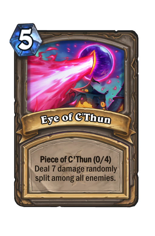 Eye of C'Thun Hearthstone kártya