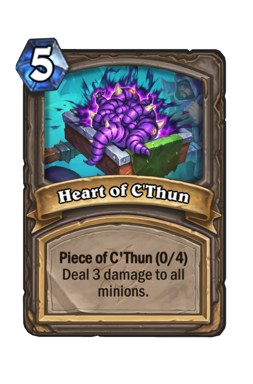 Heart of C'Thun Hearthstone kártya