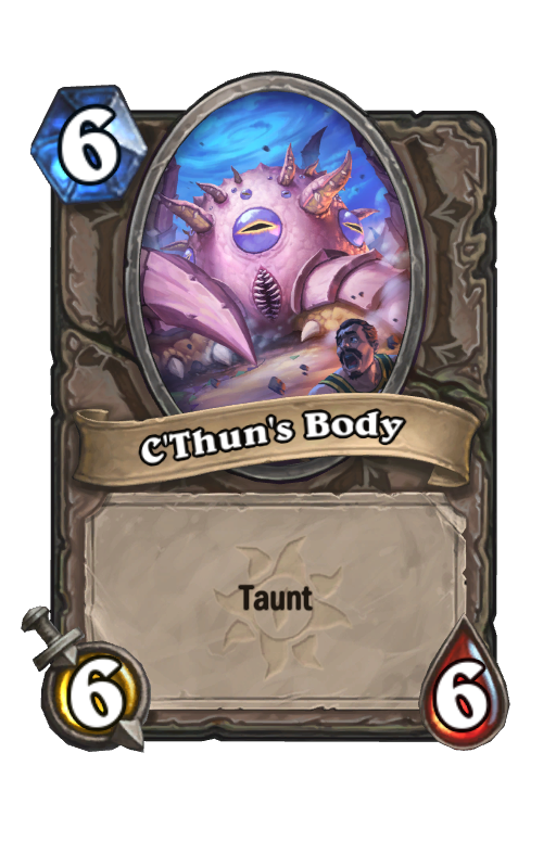 C'Thun's Body Hearthstone kártya
