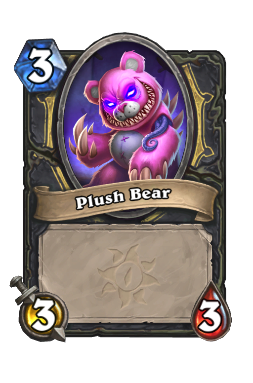 Plush Bear Hearthstone kártya