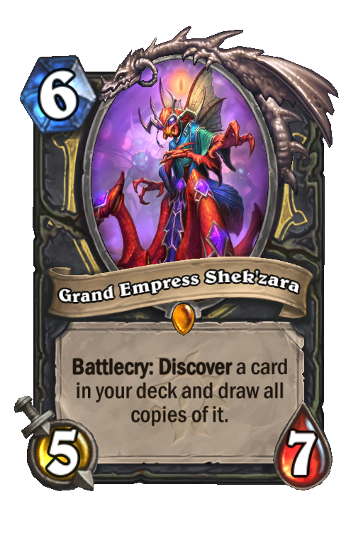Grand Empress Shek'zara Hearthstone kártya