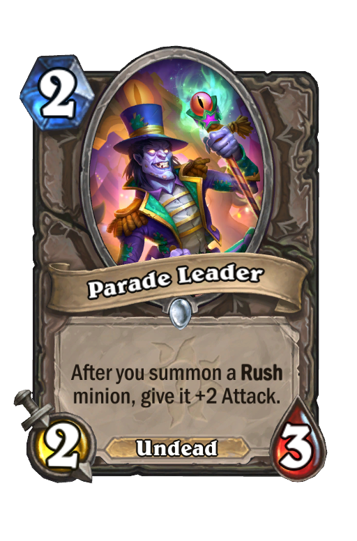 Parade Leader Hearthstone kártya
