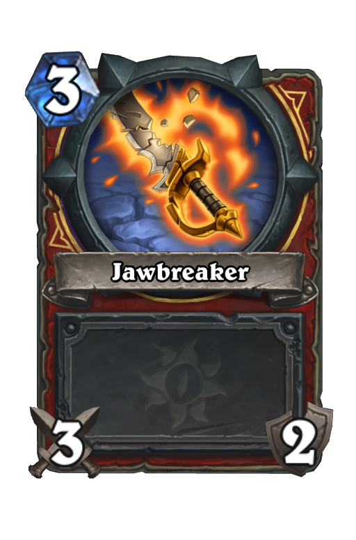 Jawbreaker Hearthstone kártya