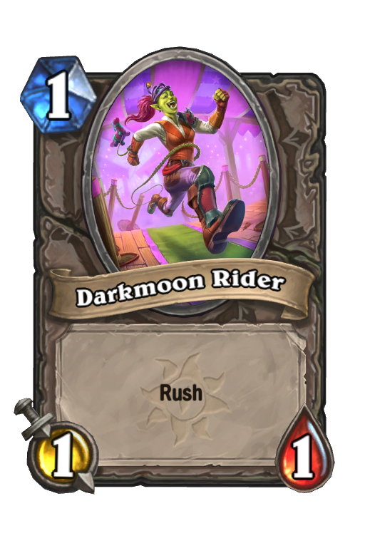 Darkmoon Rider Hearthstone kártya