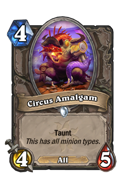 Circus Amalgam Hearthstone kártya