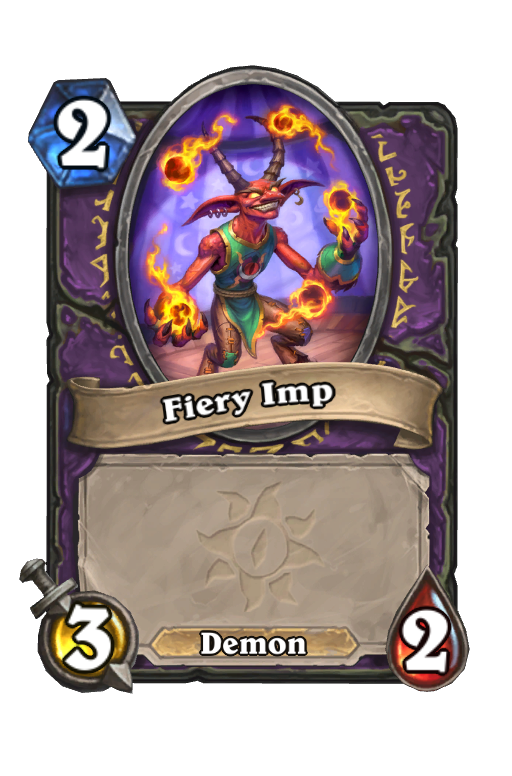 Fiery Imp Hearthstone kártya
