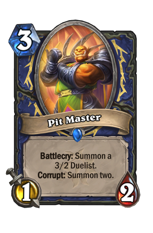 Pit Master Hearthstone kártya