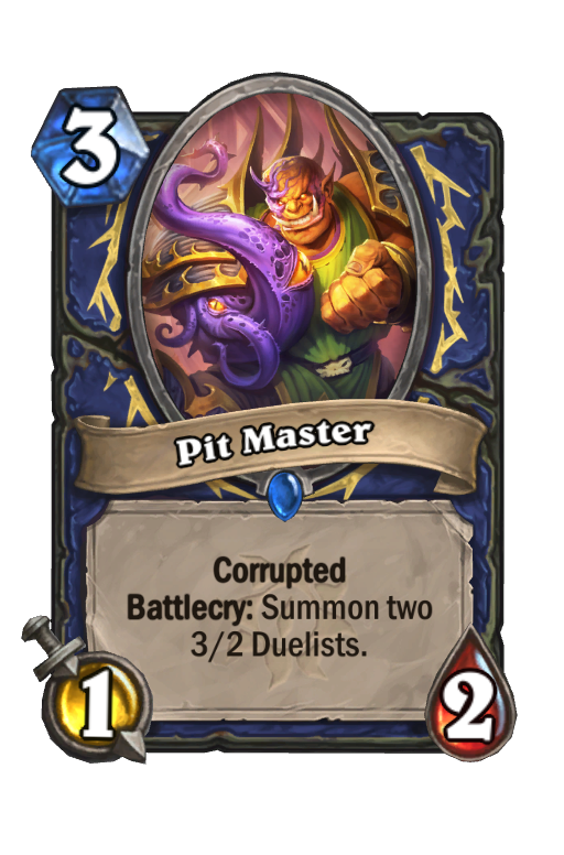 Pit Master Hearthstone kártya