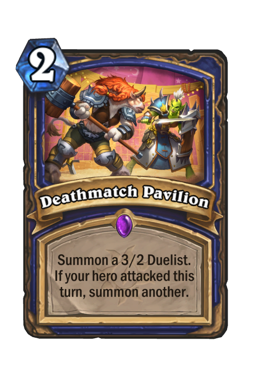Deathmatch Pavilion Hearthstone kártya