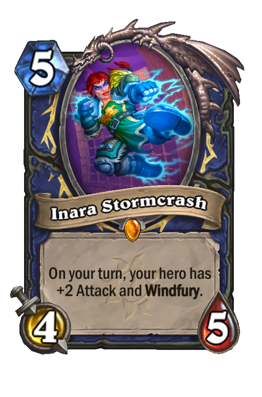Inara Stormcrash Hearthstone kártya