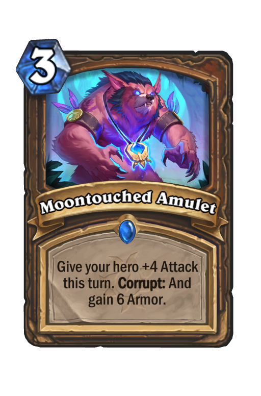 Moontouched Amulet Hearthstone kártya