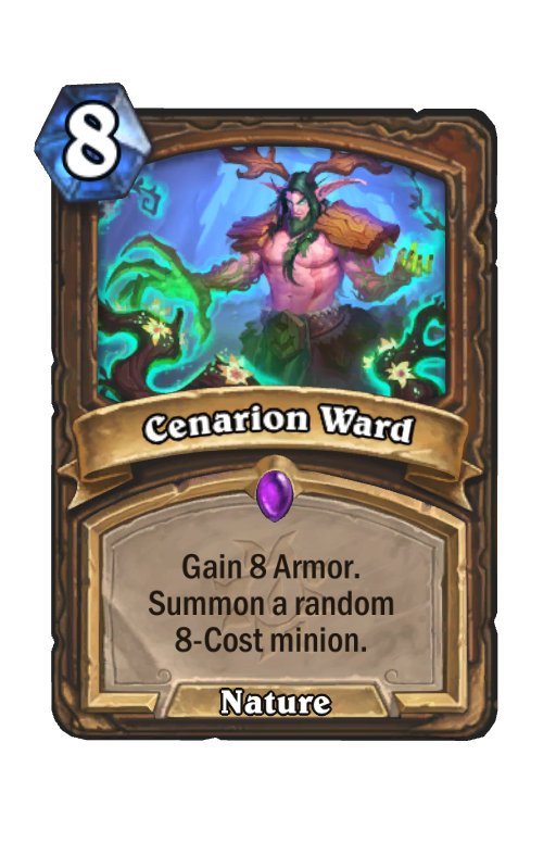 Cenarion Ward Hearthstone kártya
