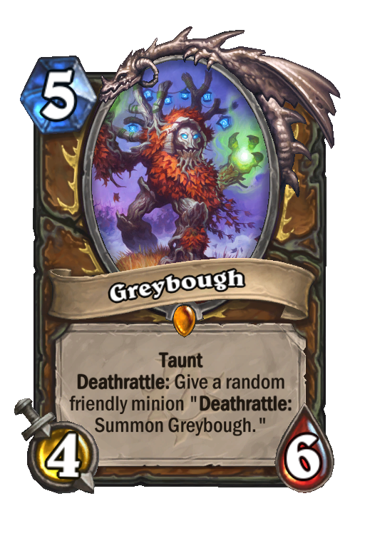 Greybough Hearthstone kártya