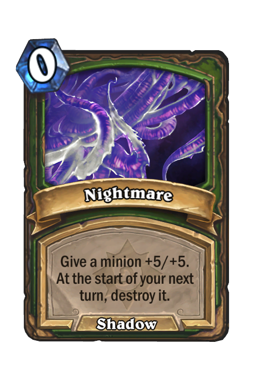 Nightmare Hearthstone kártya