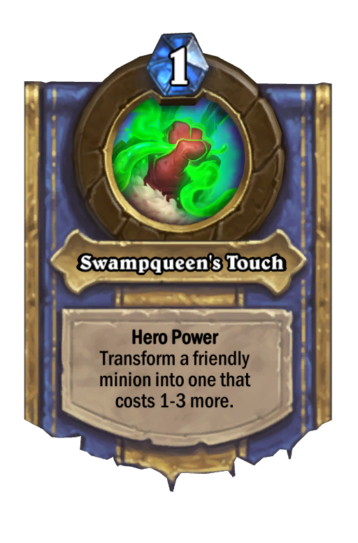 Swampqueen's Touch Hearthstone kártya