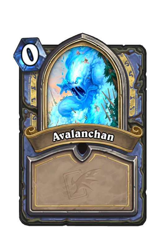 Avalanchan Hearthstone kártya