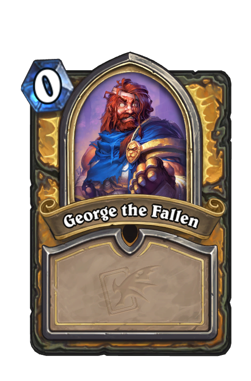 George the Fallen Hearthstone kártya