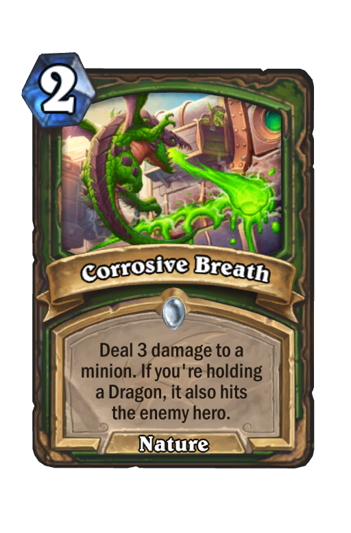 Corrosive Breath Hearthstone kártya