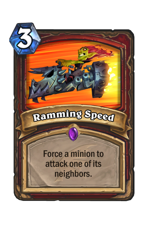 Ramming Speed Hearthstone kártya