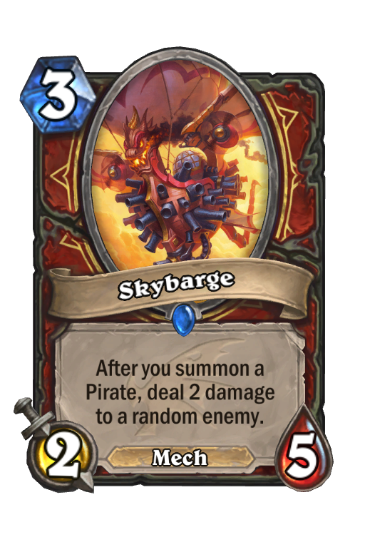 Skybarge Hearthstone kártya