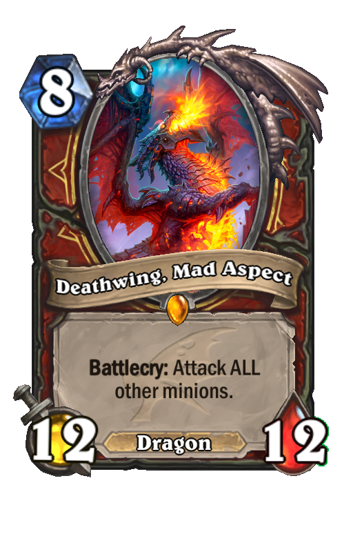 Deathwing, Mad Aspect Hearthstone kártya