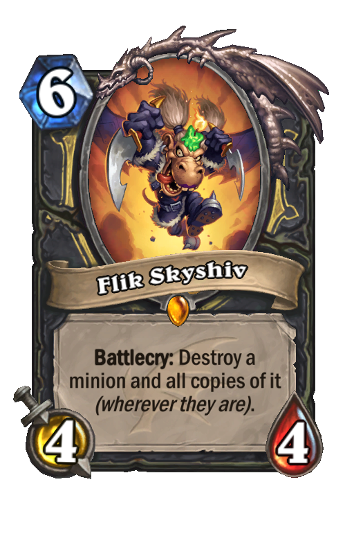 Flik Skyshiv Hearthstone kártya