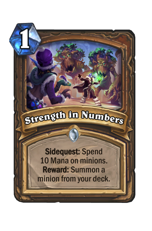 Strength in Numbers Hearthstone kártya