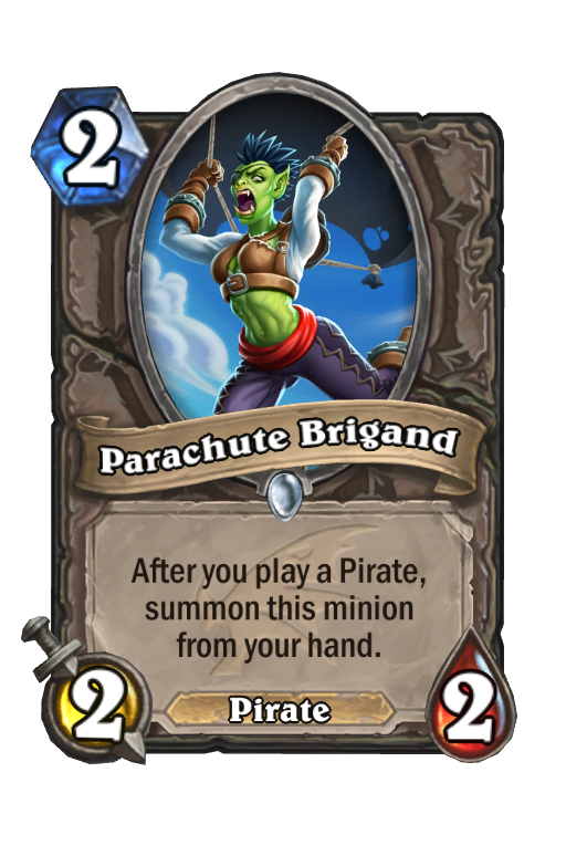 Parachute Brigand Hearthstone kártya