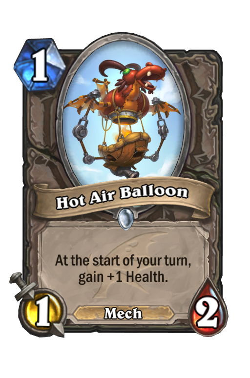 Hot Air Balloon Hearthstone kártya