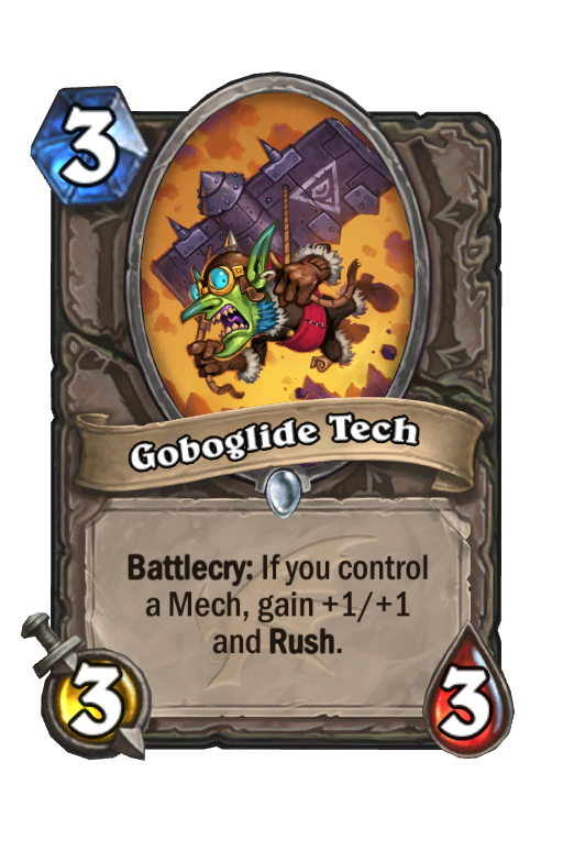 Goboglide Tech Hearthstone kártya