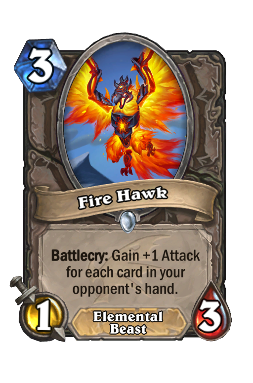 Fire Hawk Hearthstone kártya