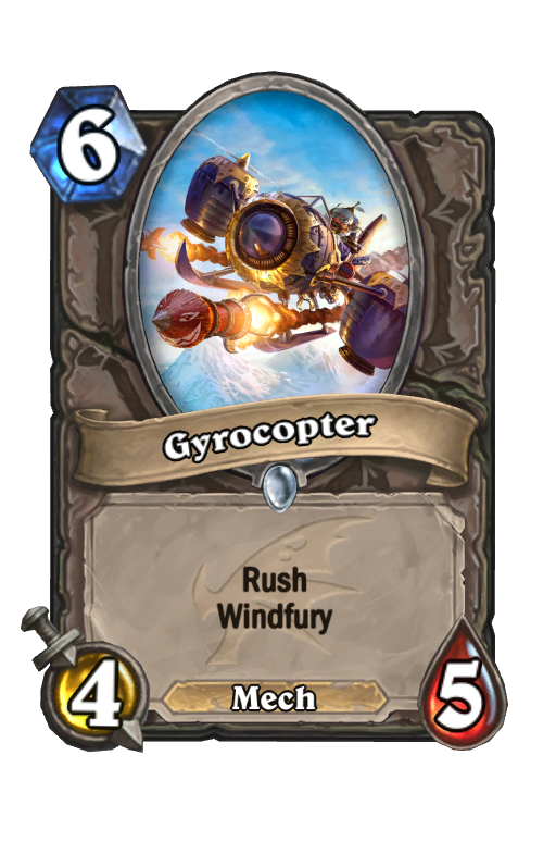 Gyrocopter Hearthstone kártya