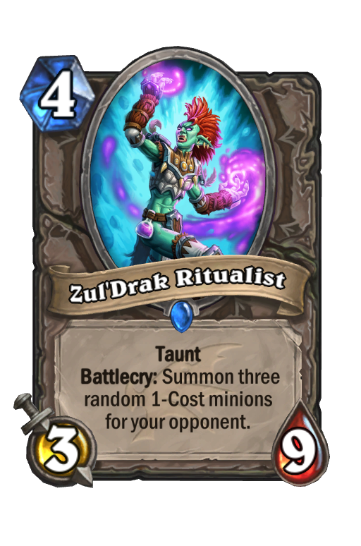 Zul'Drak Ritualist Hearthstone kártya