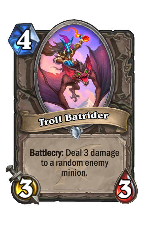 Troll Batrider Hearthstone kártya
