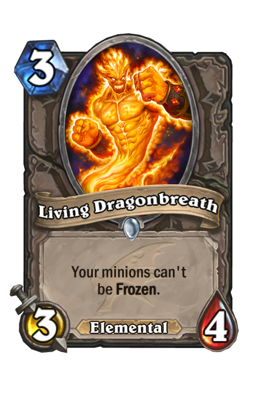 Living Dragonbreath Hearthstone kártya