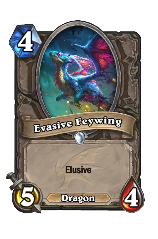 Evasive Feywing Hearthstone kártya