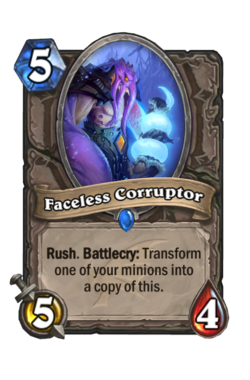Faceless Corruptor Hearthstone kártya