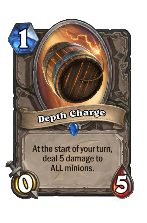 Depth Charge Hearthstone kártya