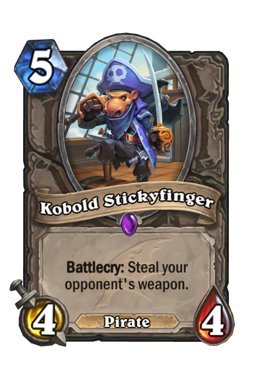 Kobold Stickyfinger Hearthstone kártya