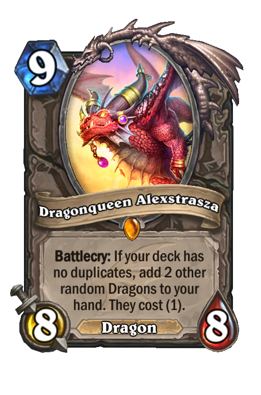 Dragonqueen Alexstrasza Hearthstone kártya