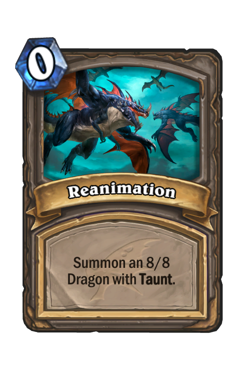 Reanimation Hearthstone kártya